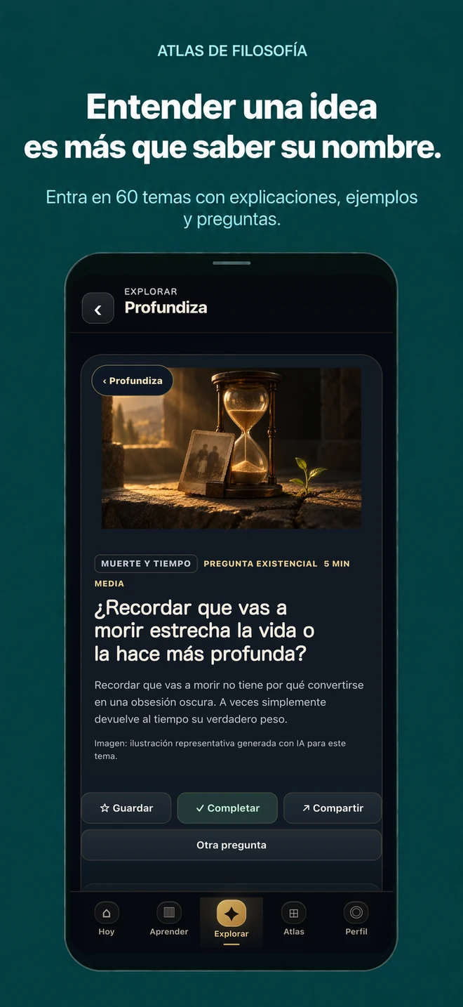 Atlas de Filosofía: Entender una idea es más que saber su nombre.: Entra en 60 temas con explicaciones, ejemplos y preguntas.