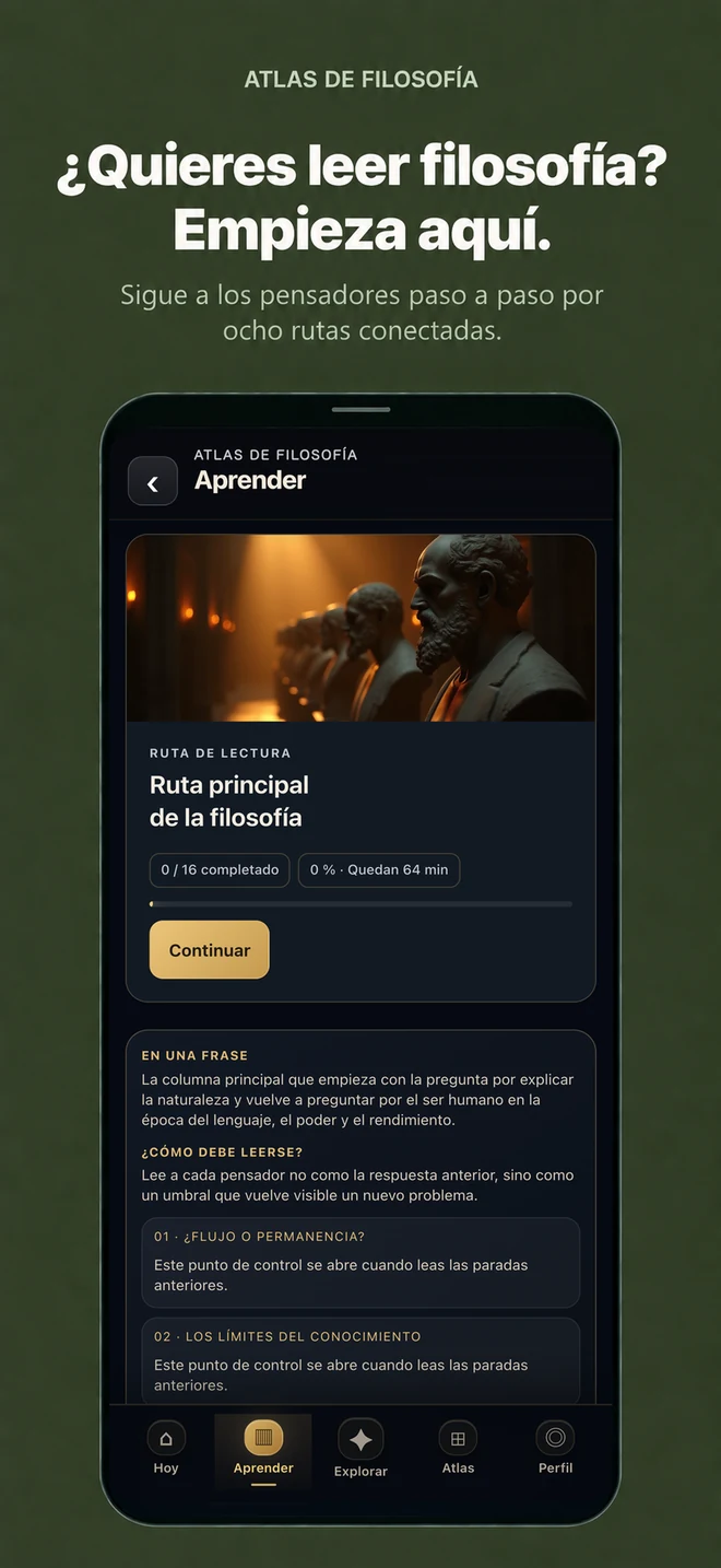 Atlas de Filosofía: ¿Quieres leer filosofía? Empieza aquí.: Sigue a los pensadores paso a paso por ocho rutas conectadas.