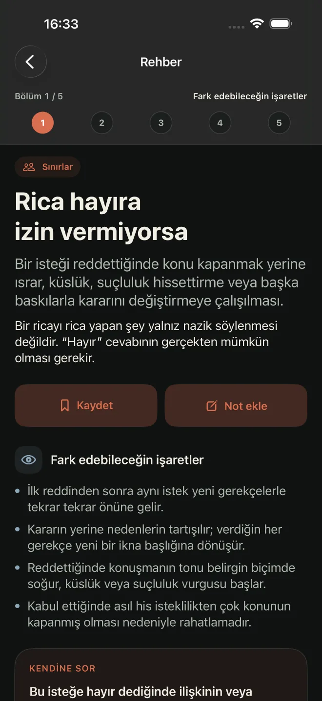 Yaşama Dair rehberinde işaretleri yorumlardan ayıran içerik